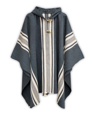 PONCHO ALPACA MARENGO-BEIGE